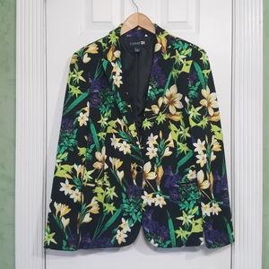 Forever 21 Floral Blazer